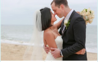 intimate beach elopement