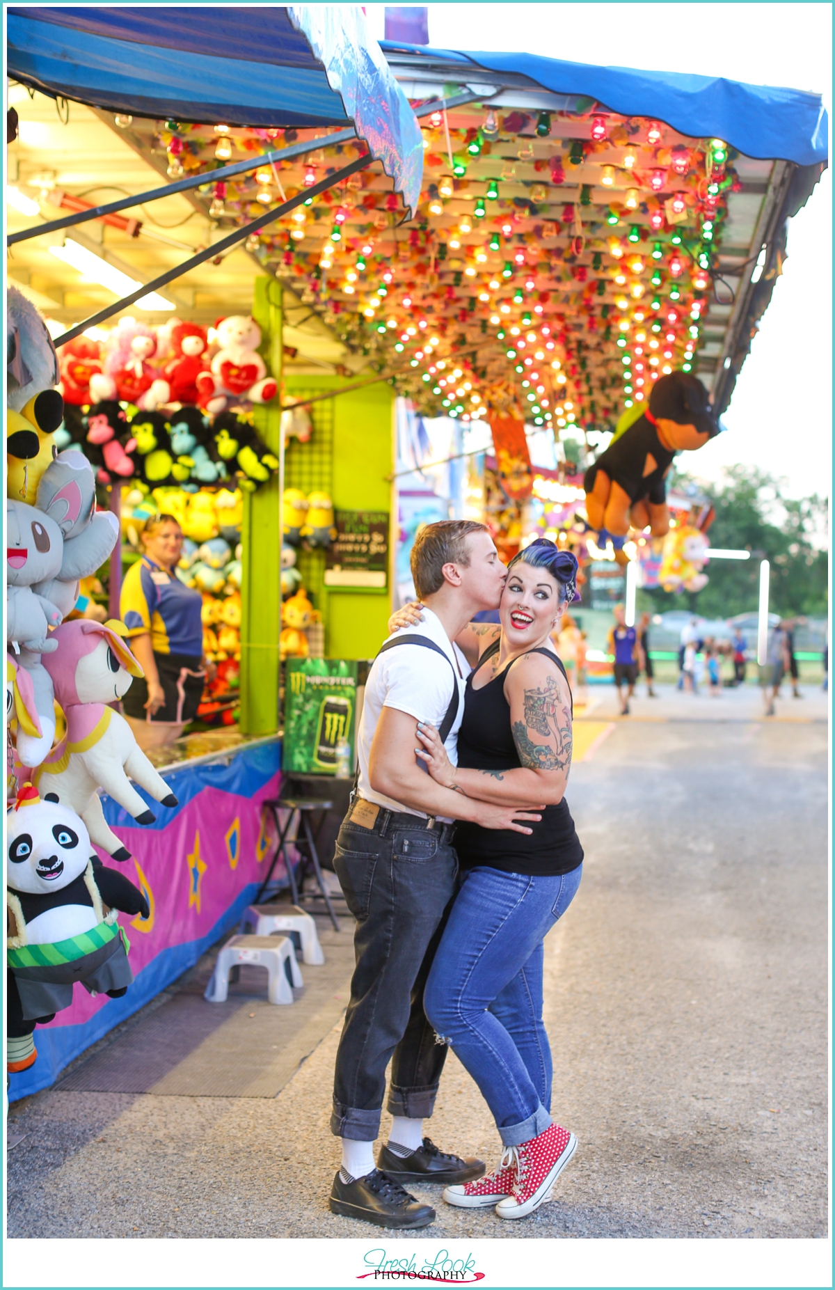 kisses at the carnival