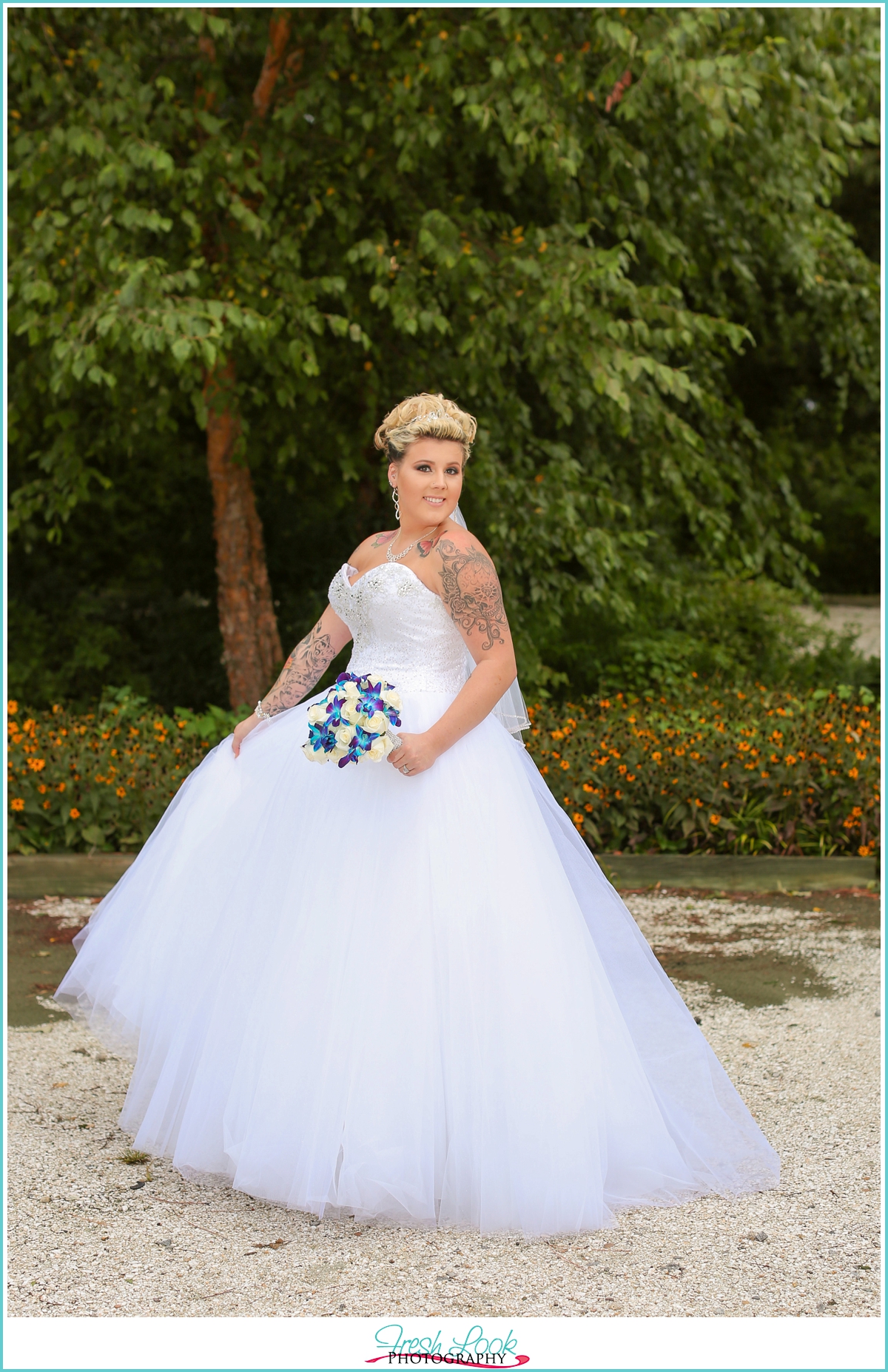 David's Bridal gown