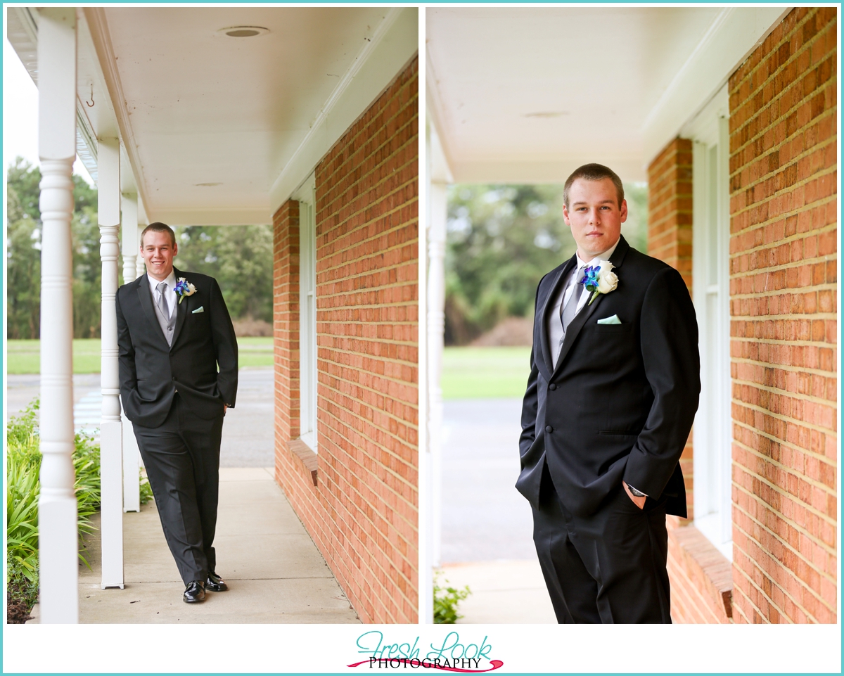 groom in tuxedo 