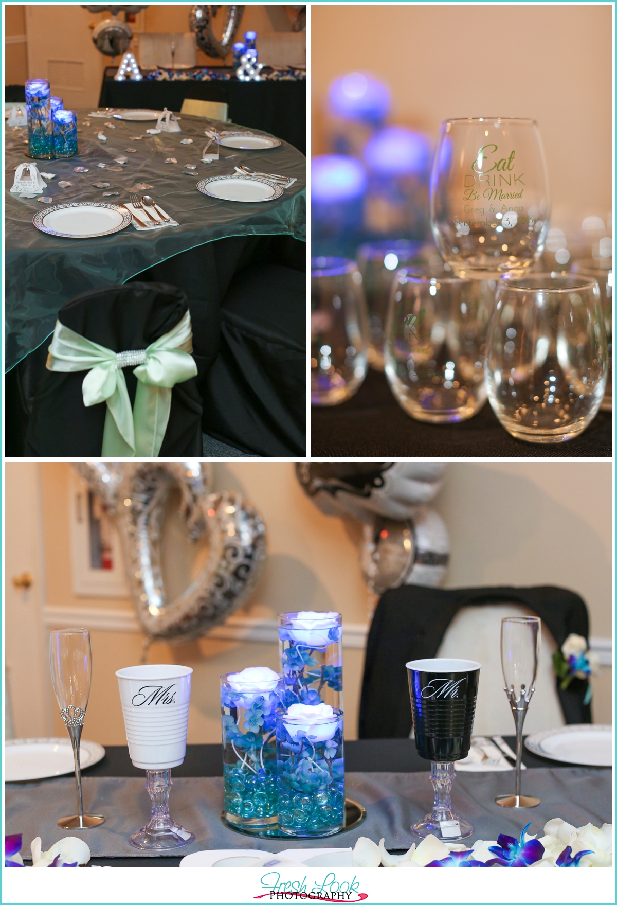 glitz and glamour wedding