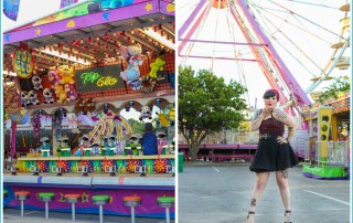 carnival pinup photo shoot