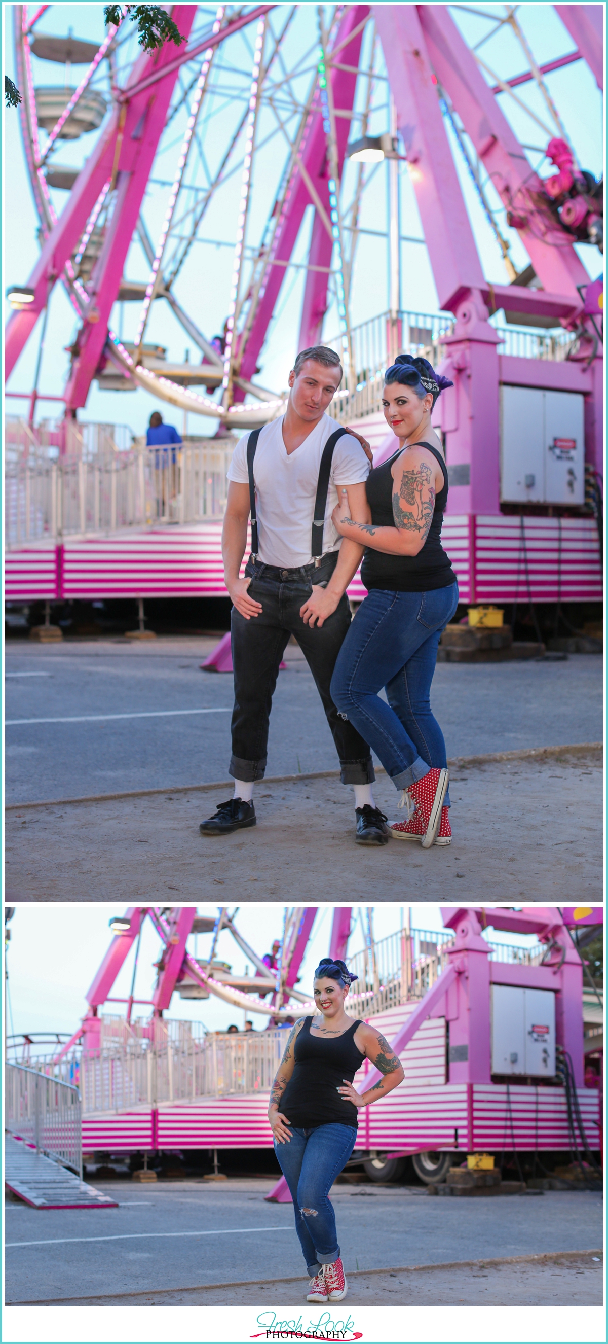 vintage carnival photo shoot