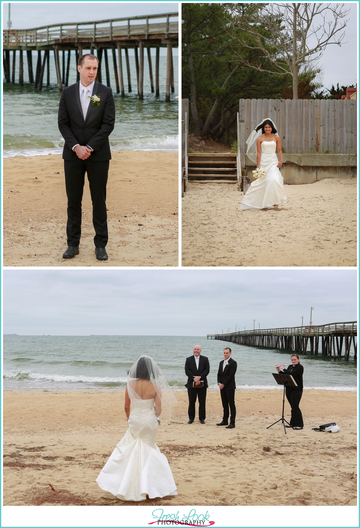 beach wedding ceremony