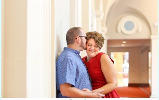 Slover library engagement shoot