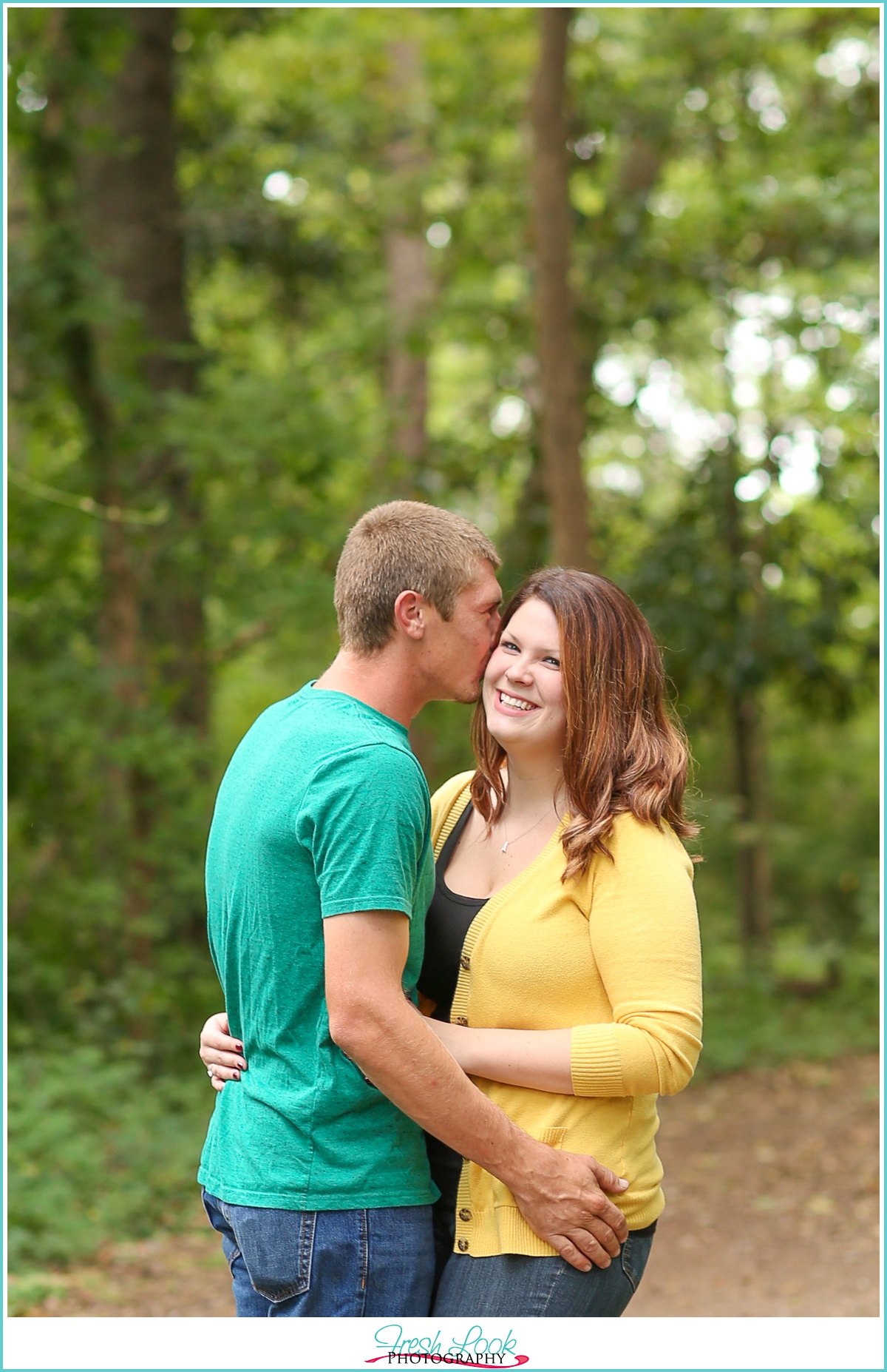 playful Virginia Beach engagement shoot