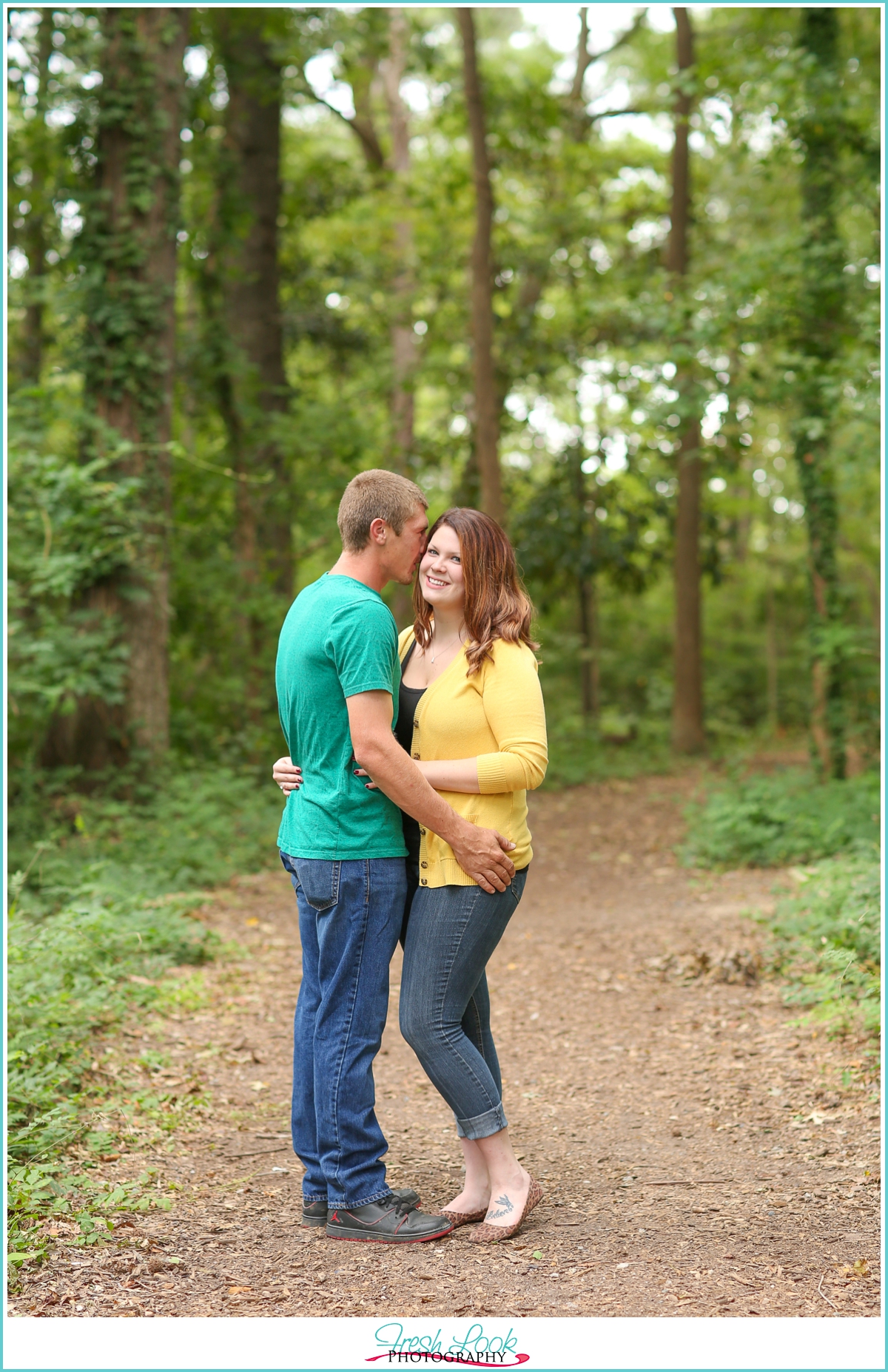 playful Virginia Beach engagement shoot