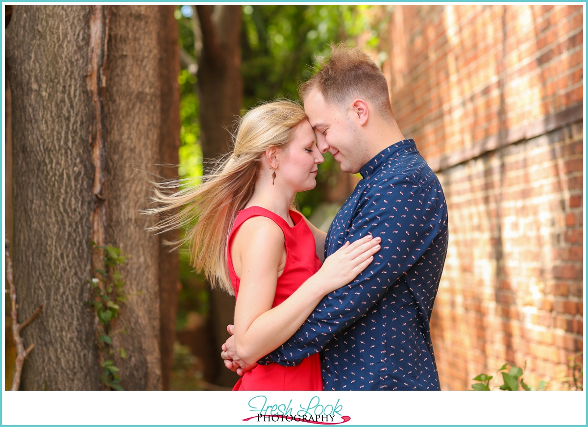 soft and romantic engagement shoot