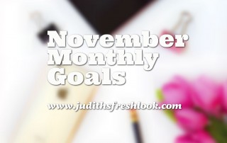 monthly goals november edition