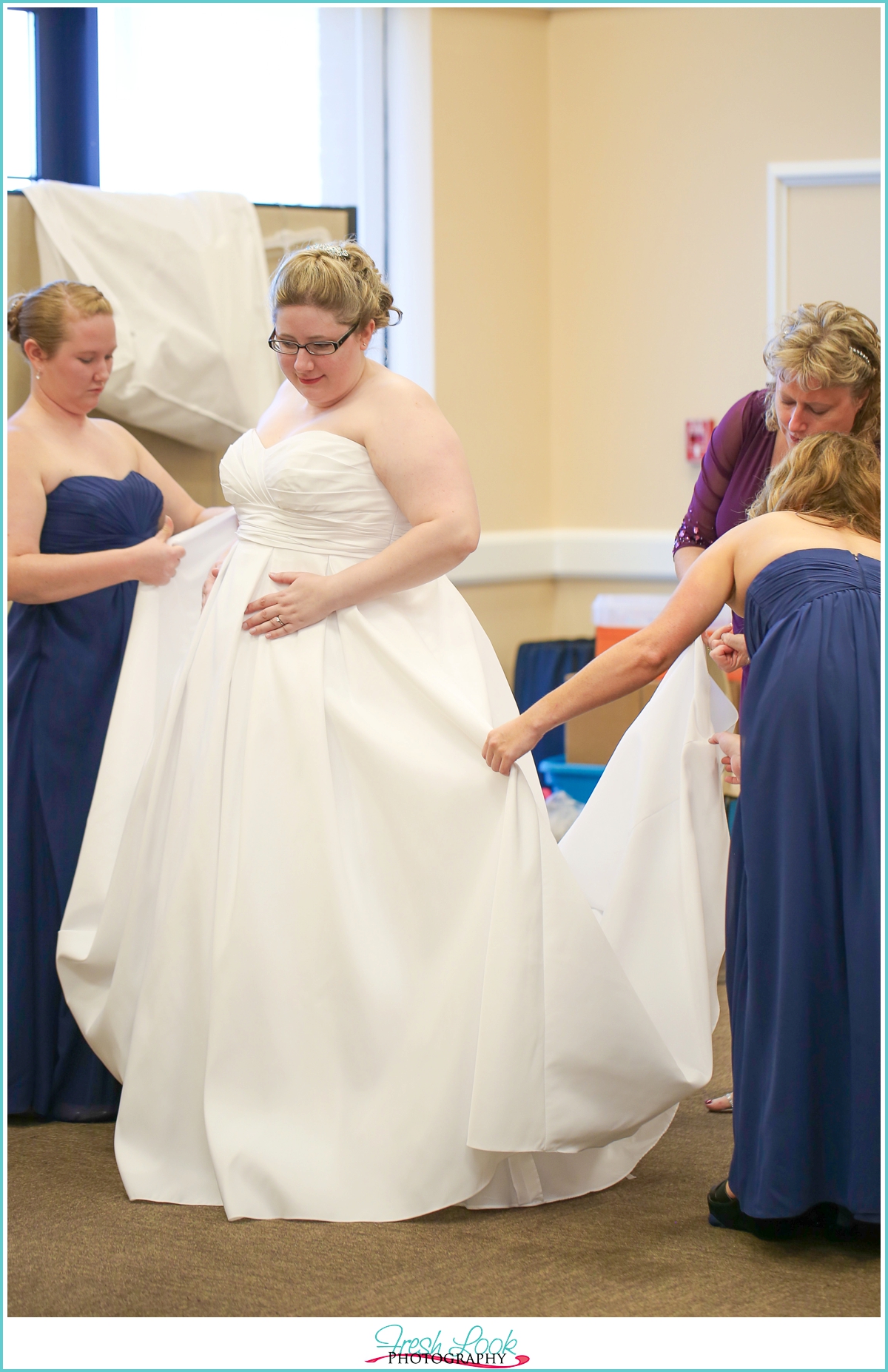 bride getting ready