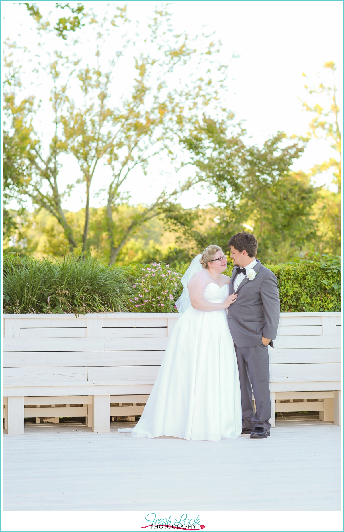 bride and groom at the wedding