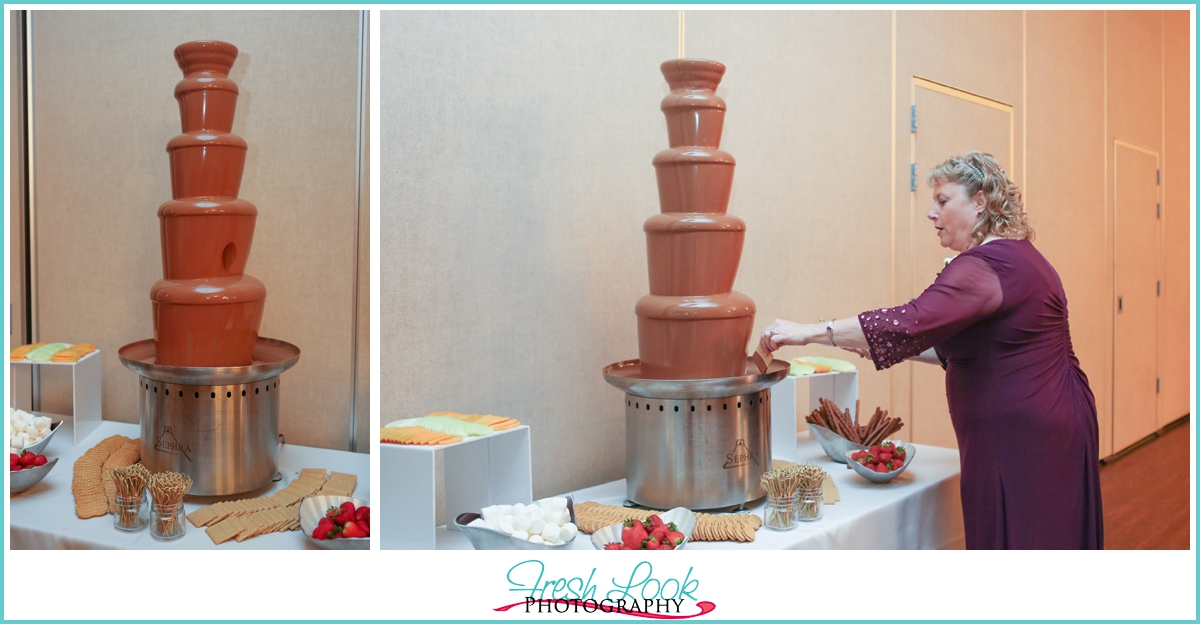 chocolate fountain