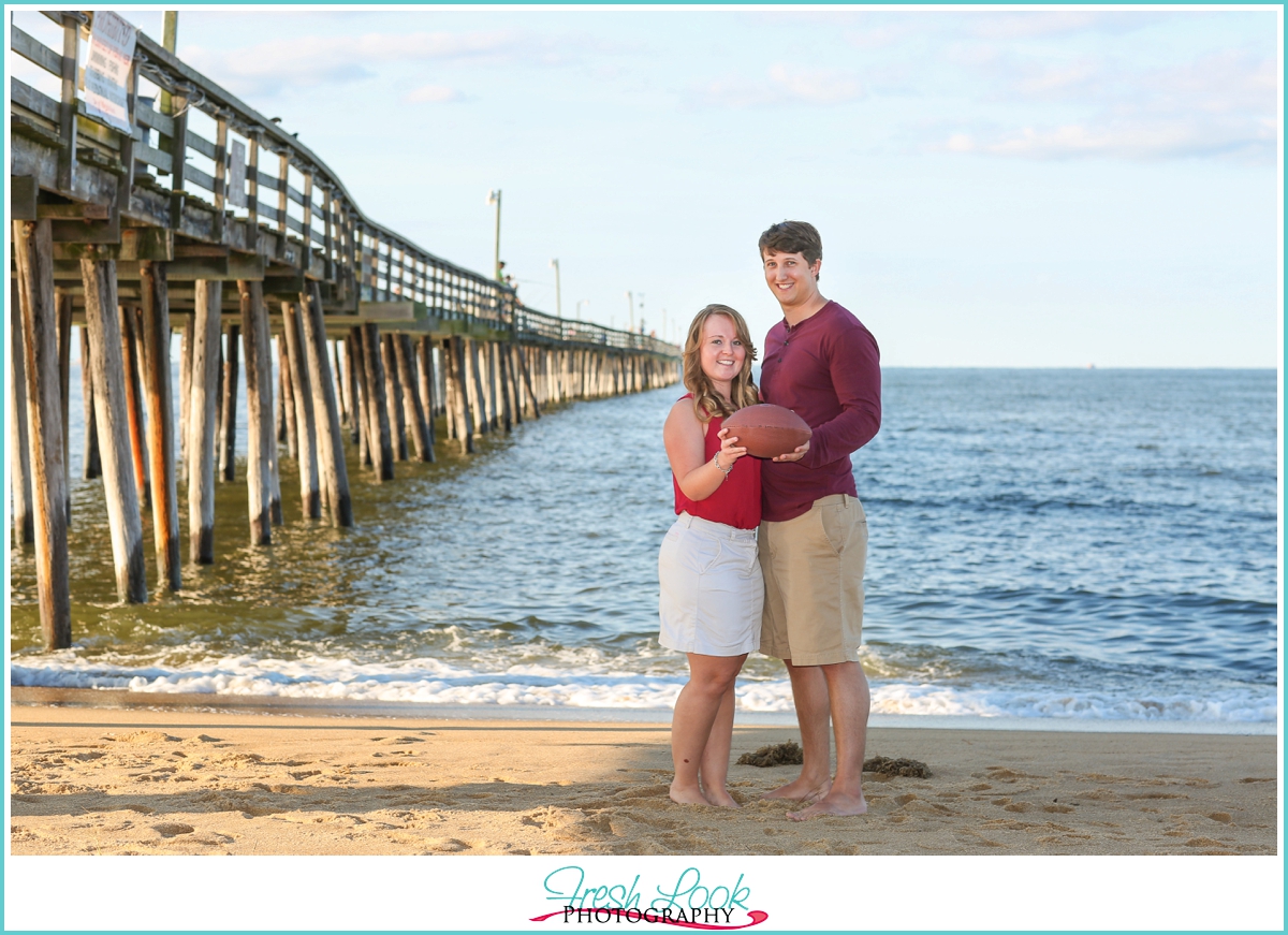 oceanside engagement session