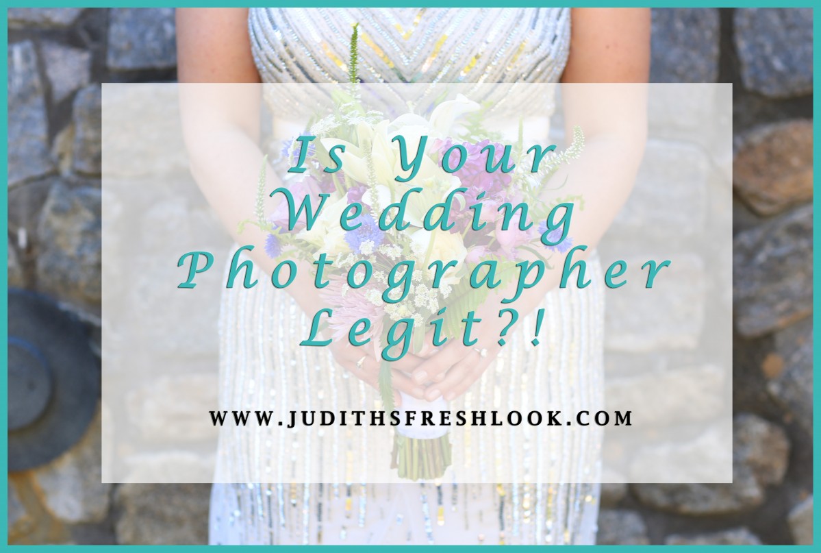 is your wedding photographer legit
