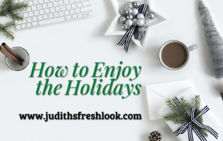 how to enjoy the holidays