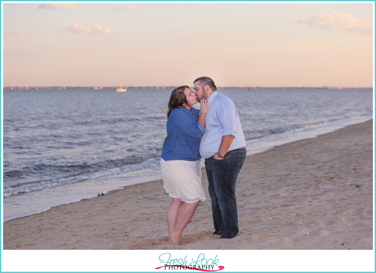 beach kisses