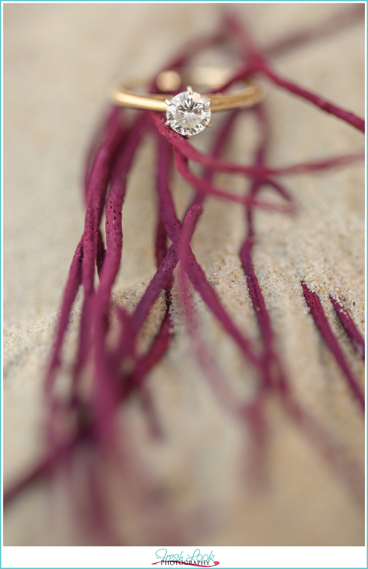 beach engagement ring