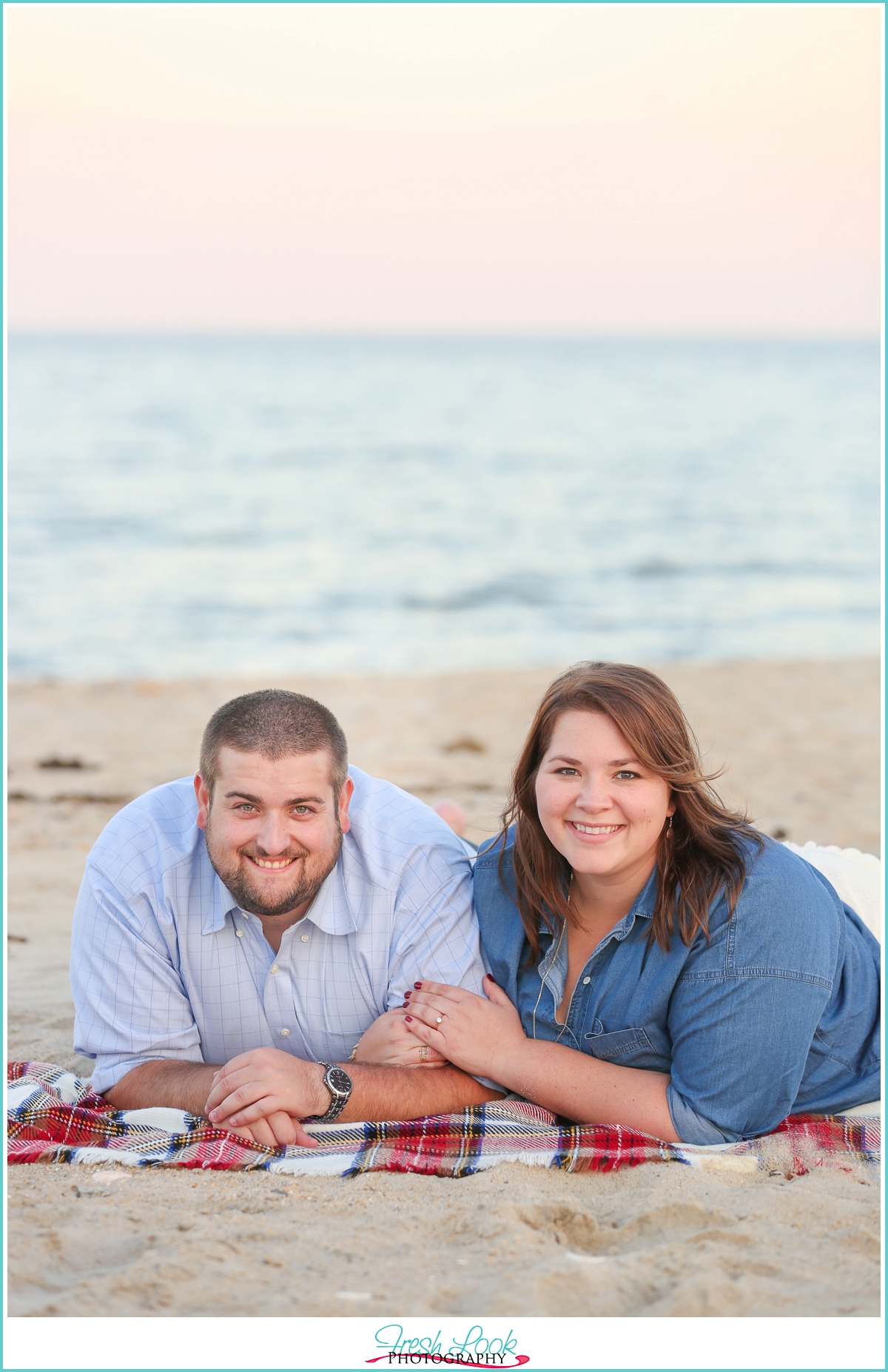 snuggling in the sand