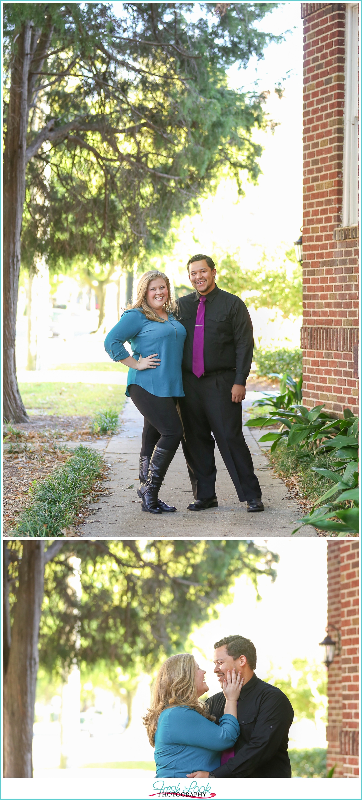 taking natural engagement portraits