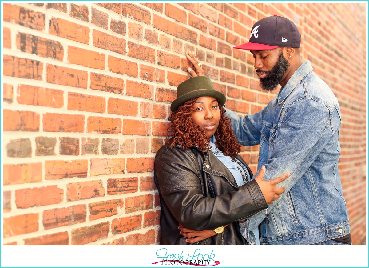 Downtown Norfolk engagement shoot