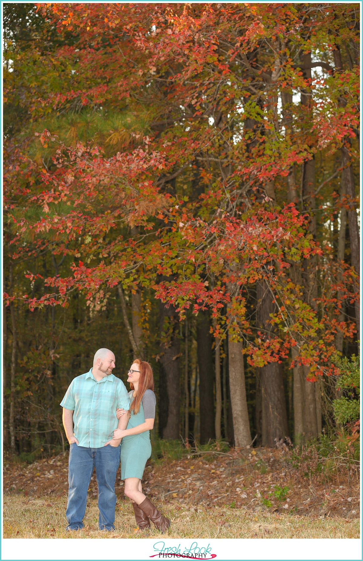 romantic woodsy photo shoot