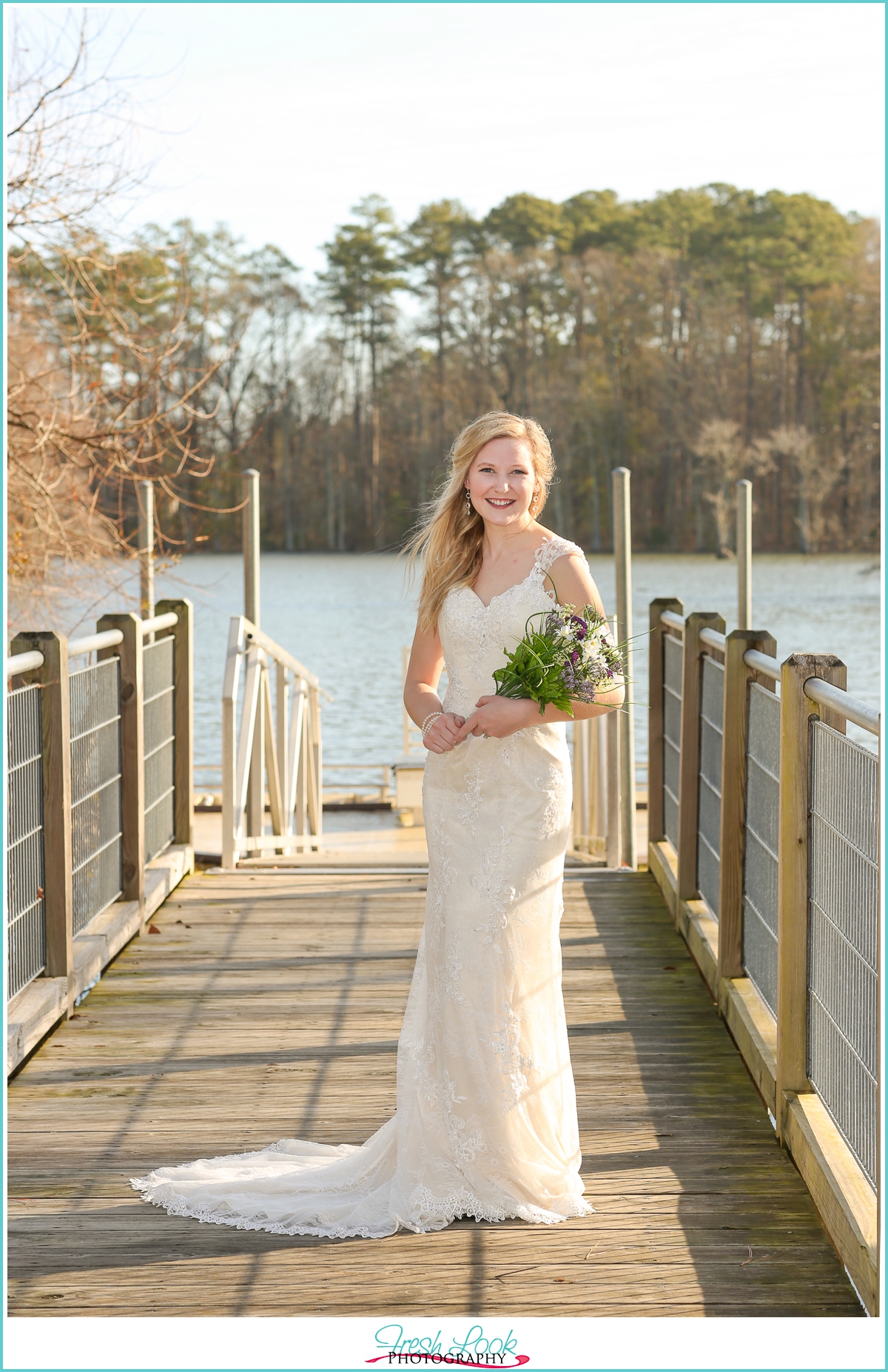 winter bridal session