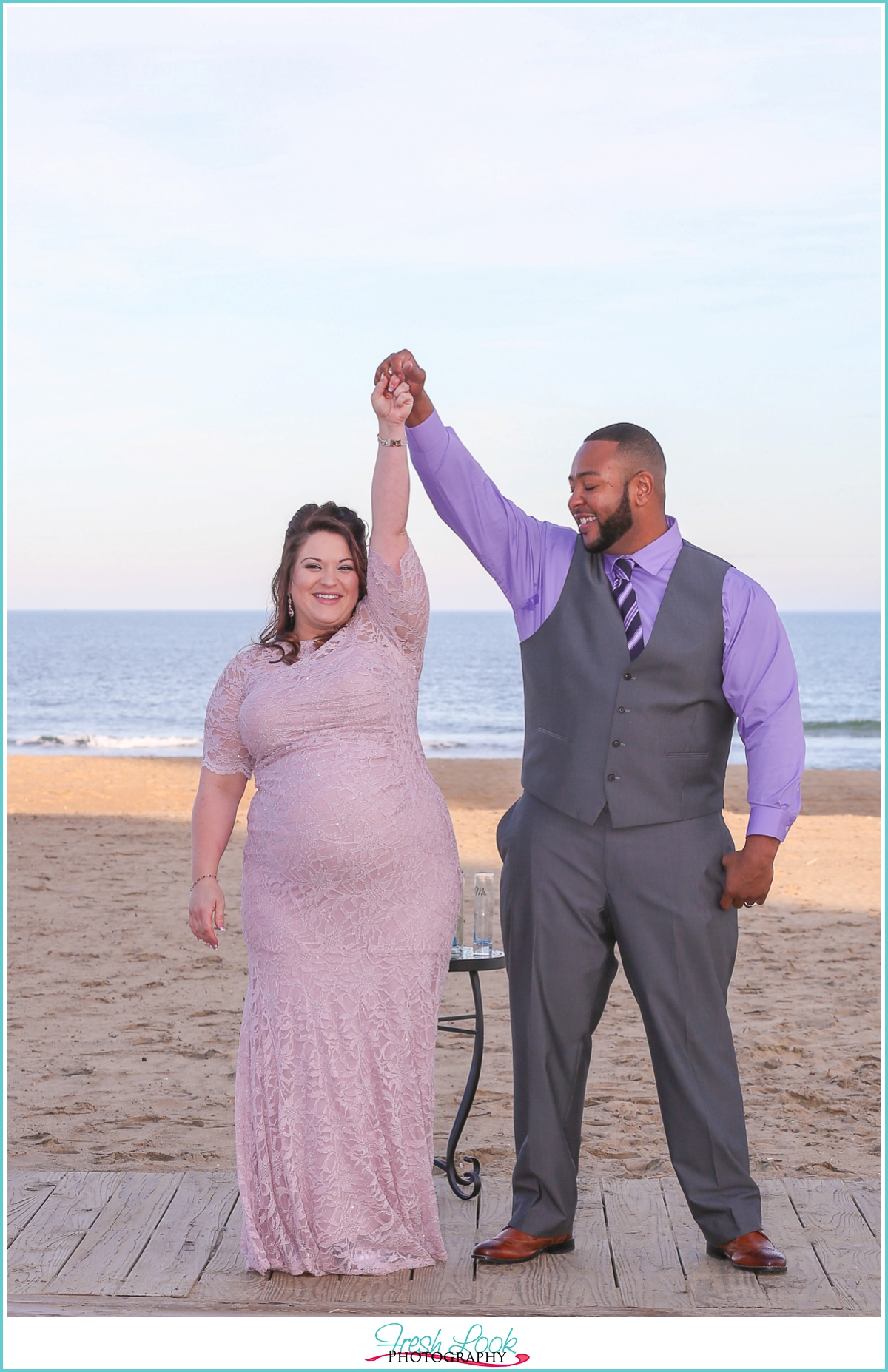 intimate Virginia Beach elopement