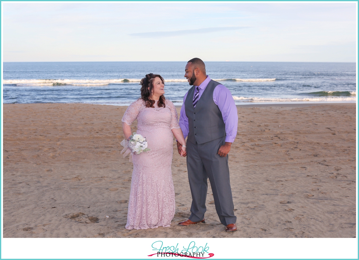 Virginia Beach oceanfront elopement