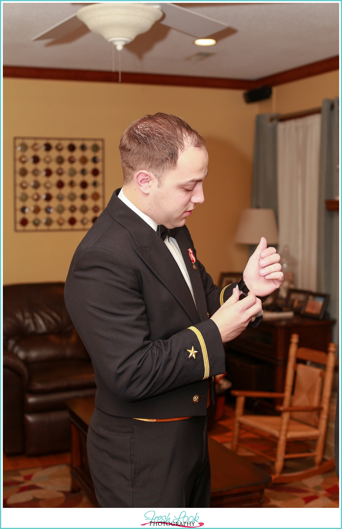 groom before the wedding