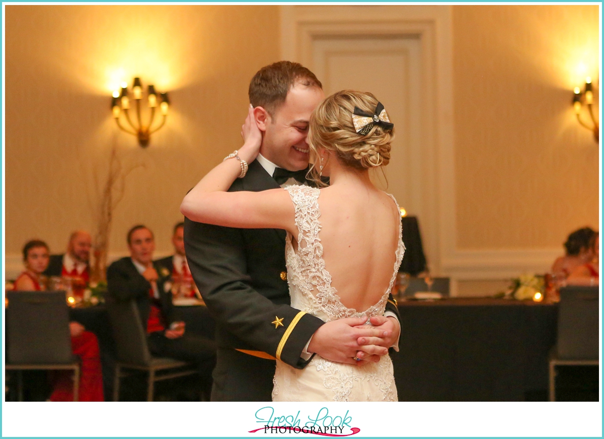 first dance at the wedding