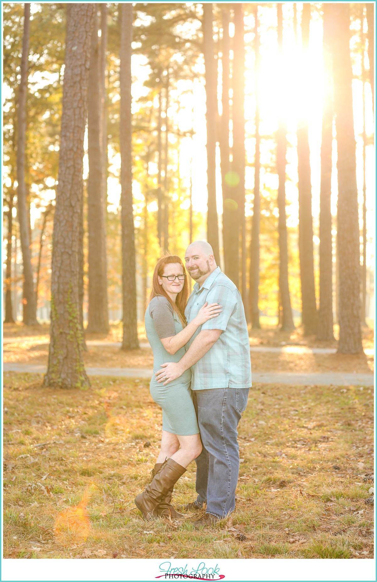 romantic engagement session