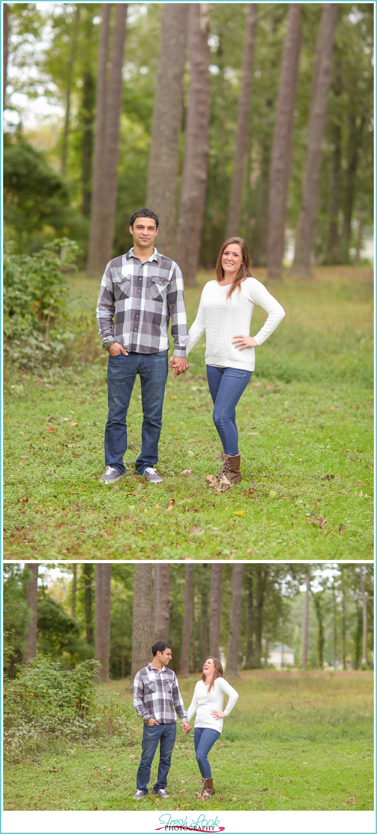 relaxed engagement session