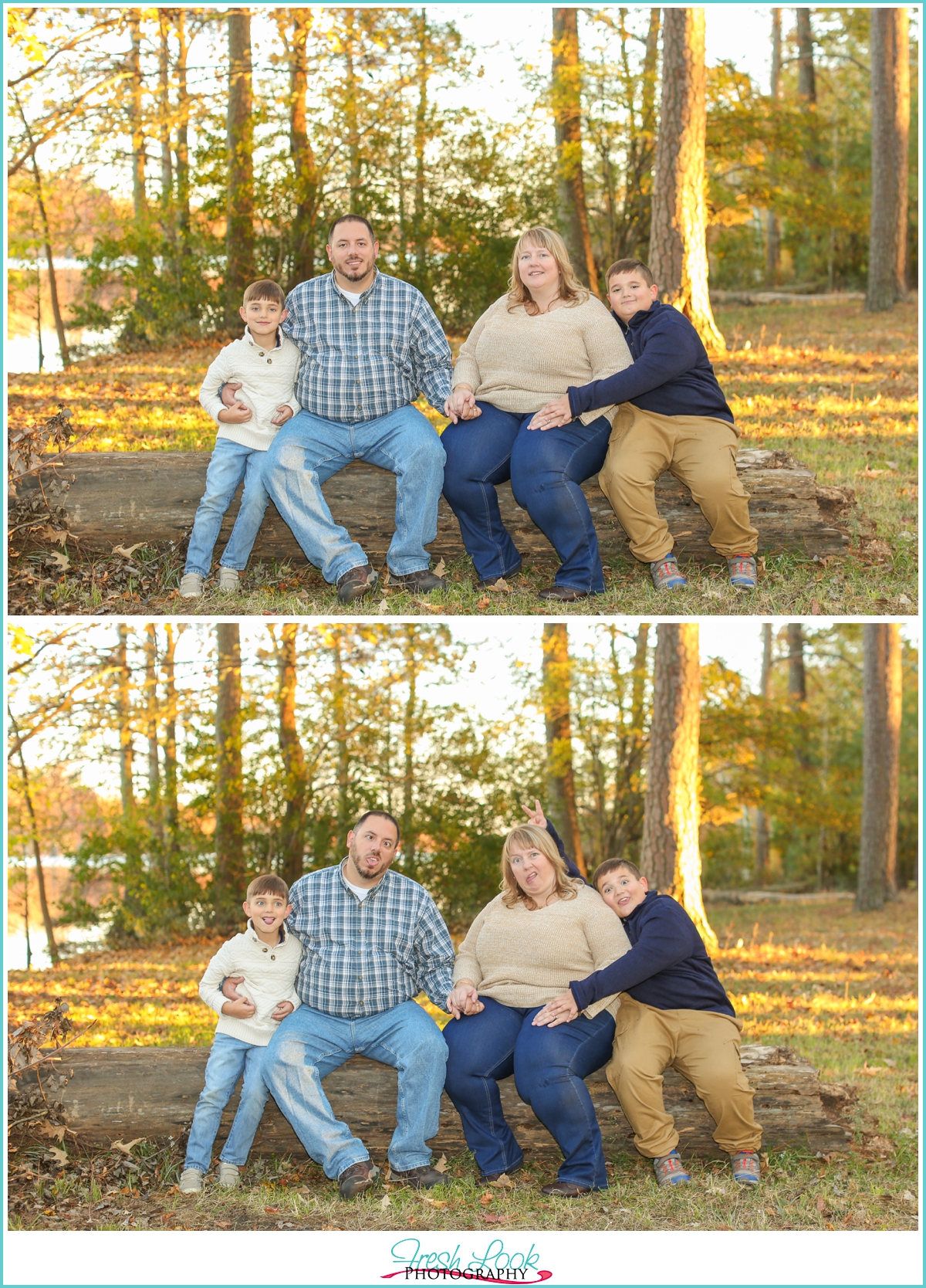 goofy family photo