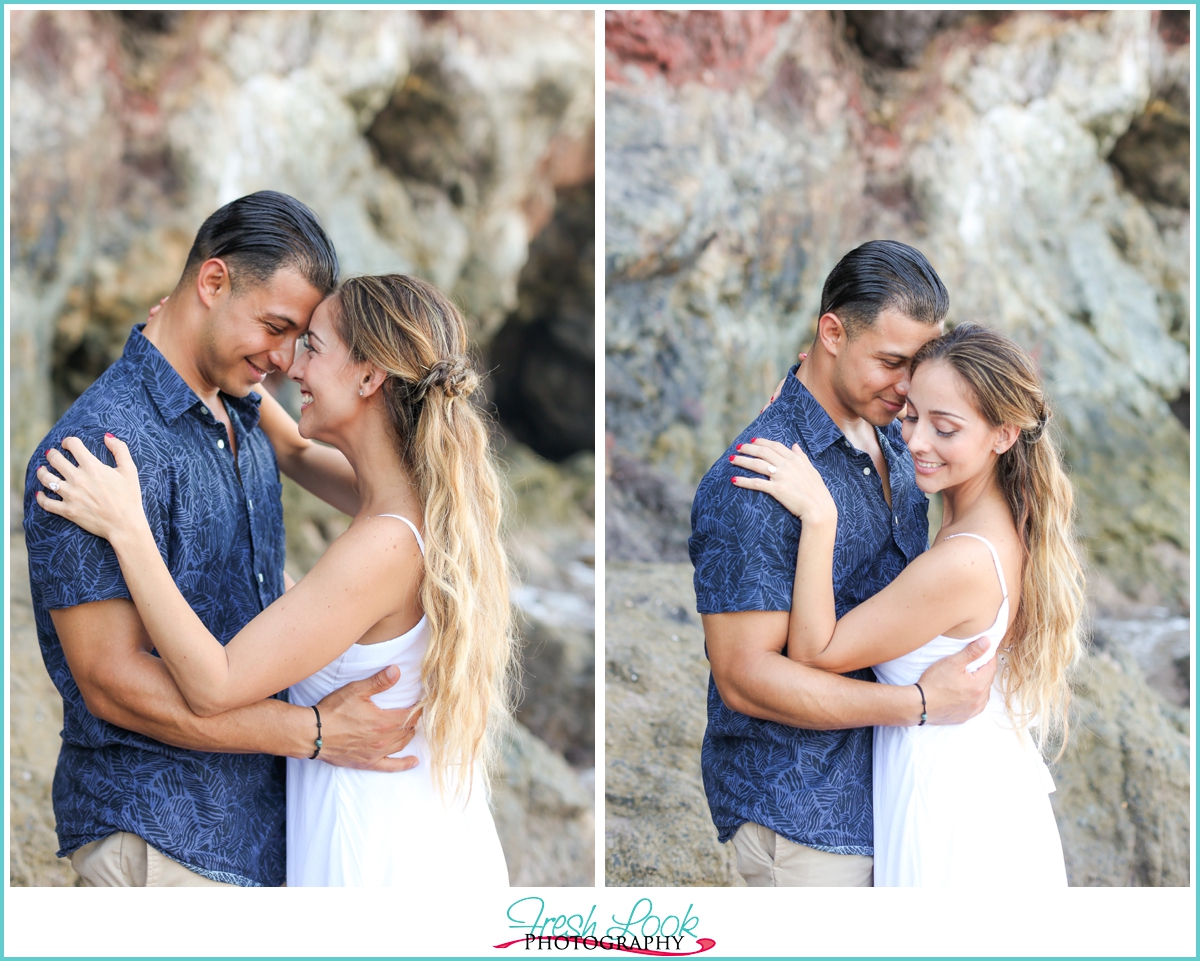 Costa Rica beach engagement session