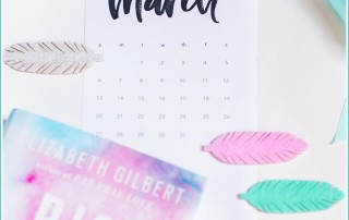 March 2017 monthly goals