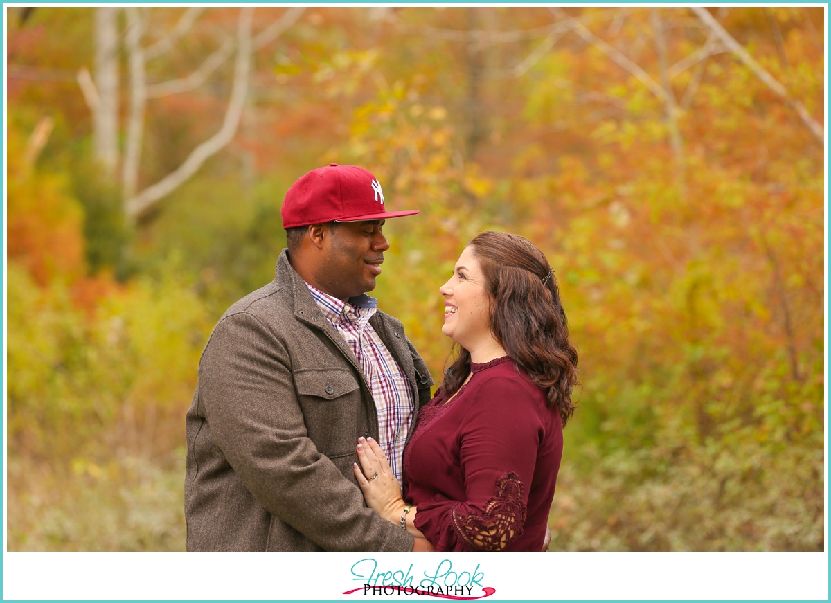 fall engagement session