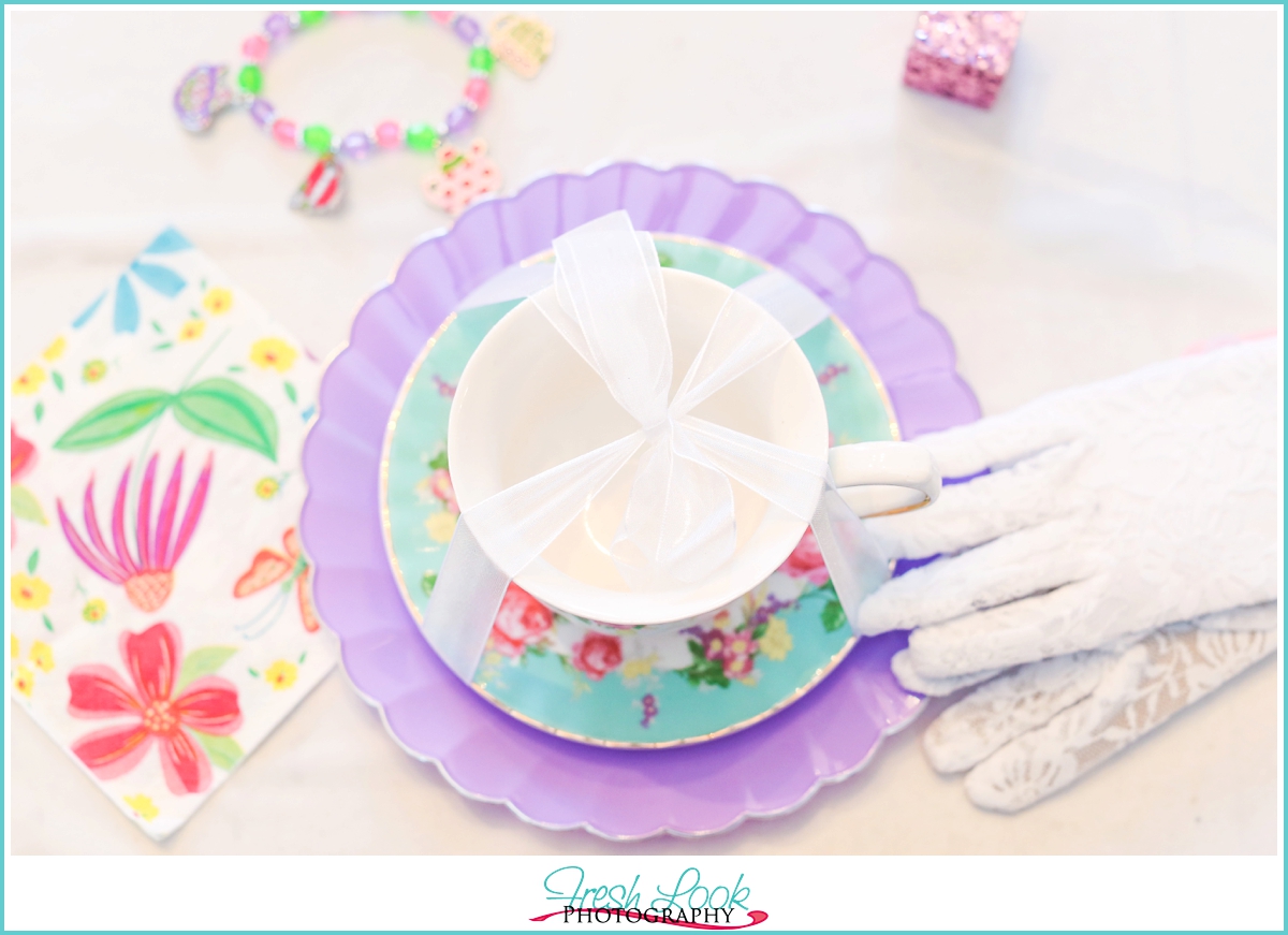 tea party table setting