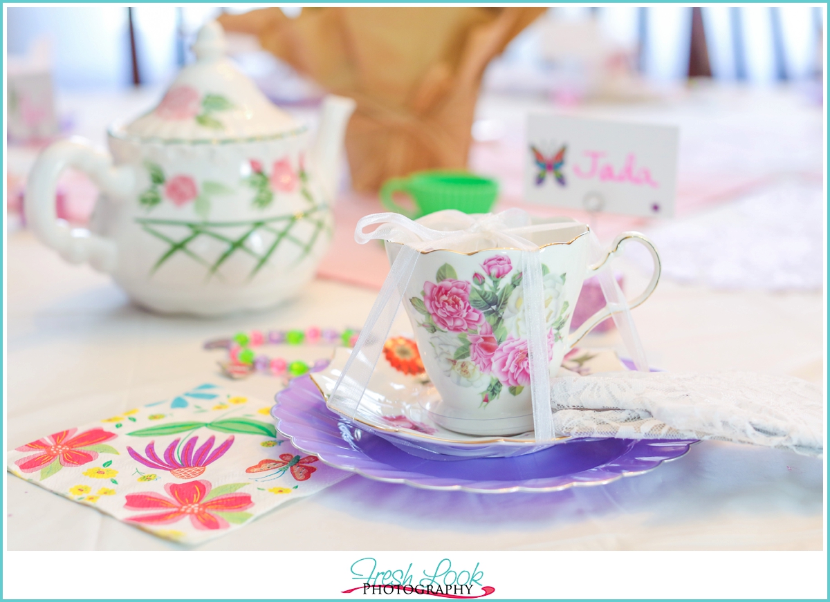 pink tea party ideas