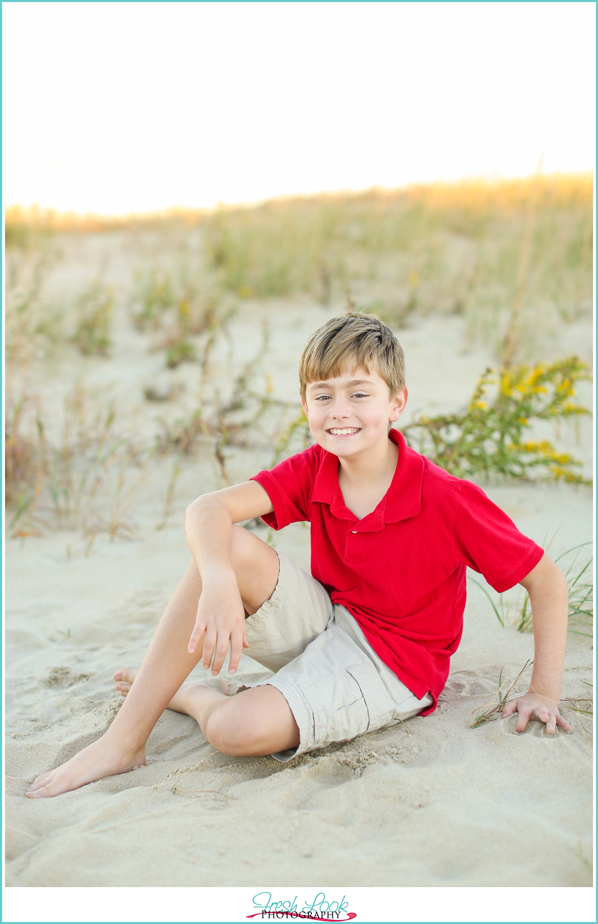 boys photos on the beach