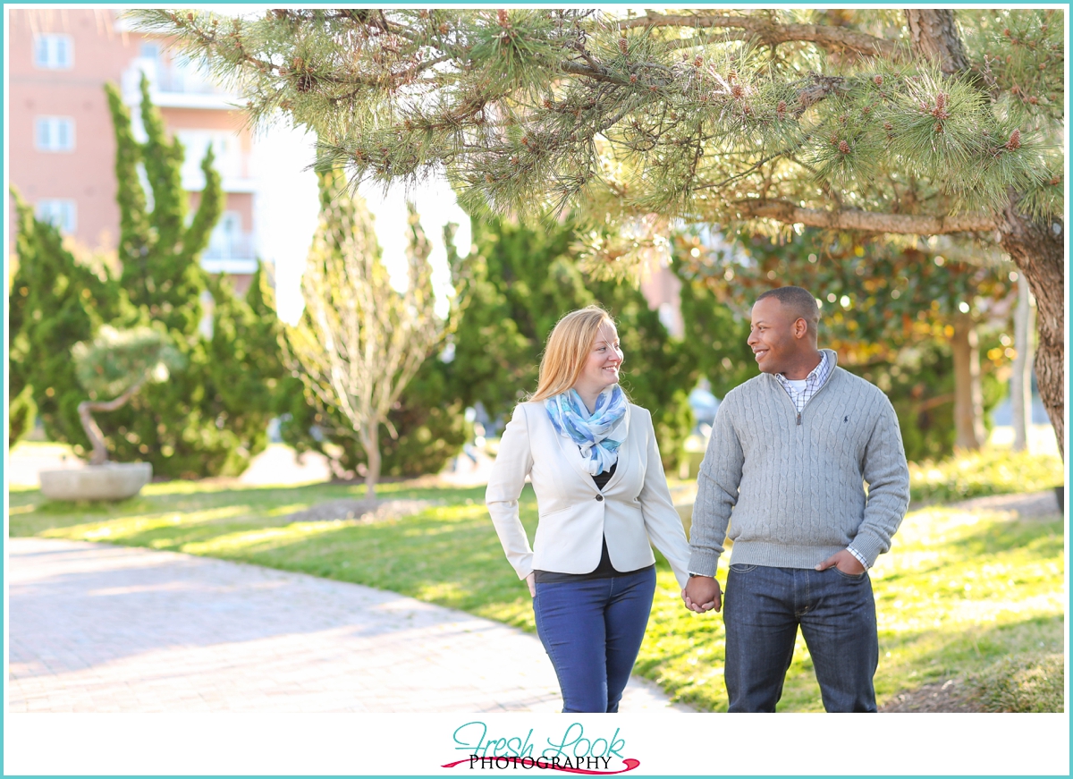 Downtown Norfolk Engagement shoot