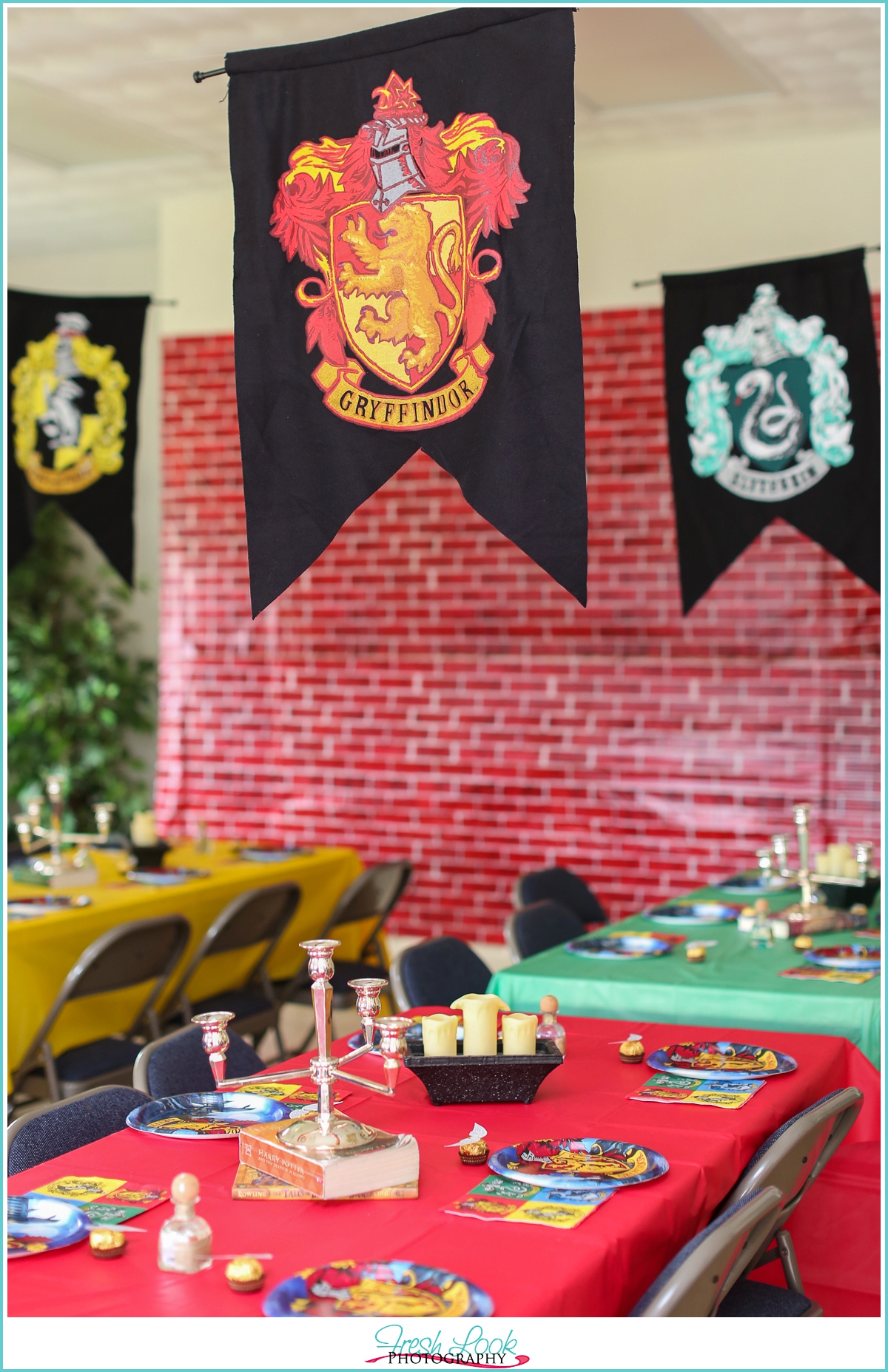 Hogwarts Houses birthday party