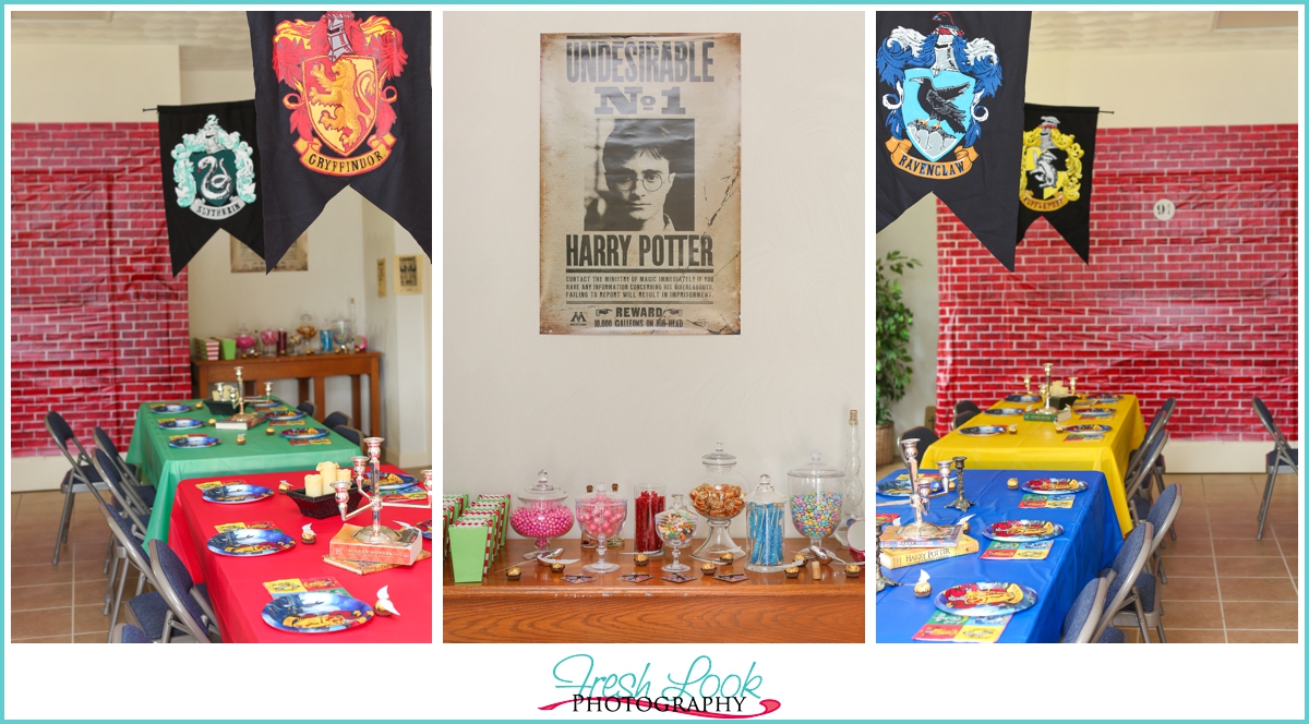Hogwarts and candy bar