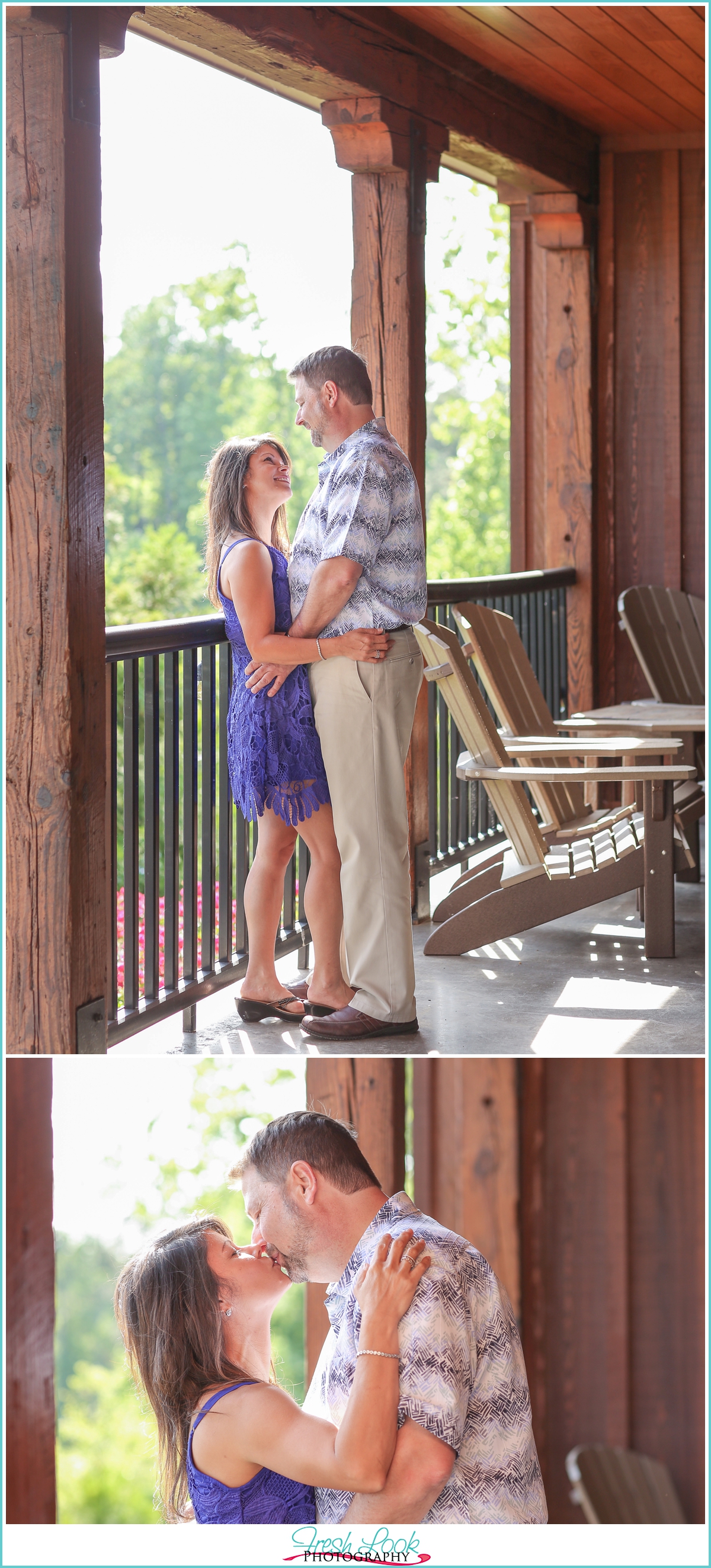 romantic afternoon engagement session