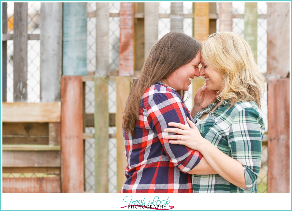 romantic urban engagement shoot