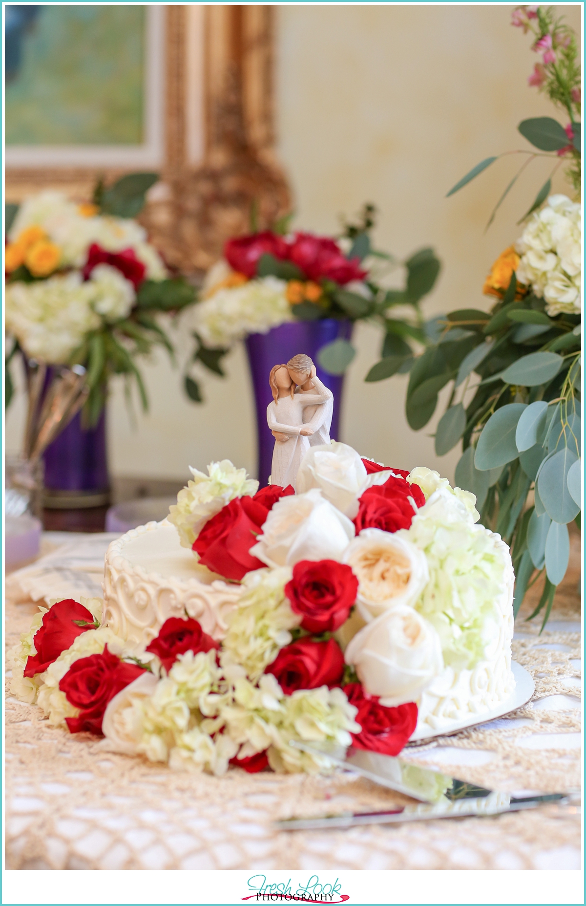 Sugar Plum Bakery wedding cake