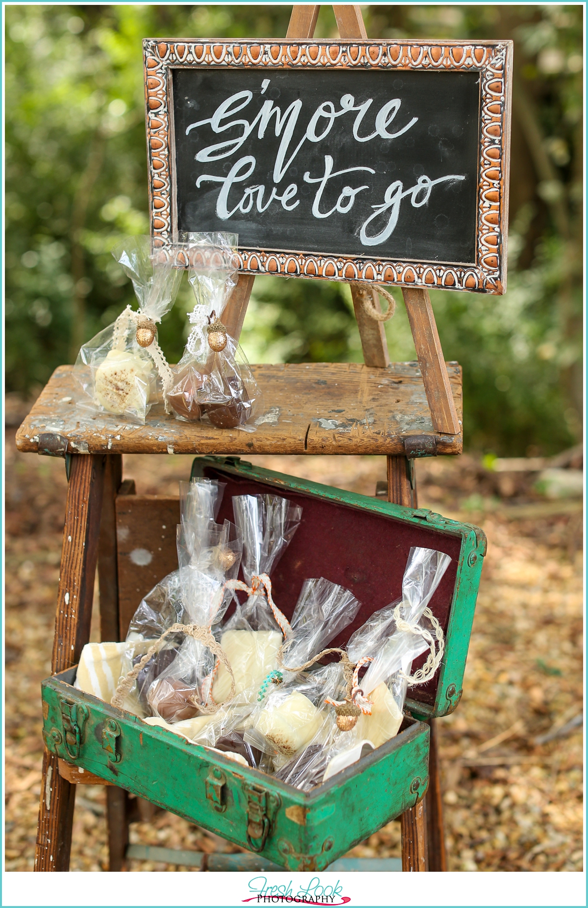 s'more love to go wedding favor