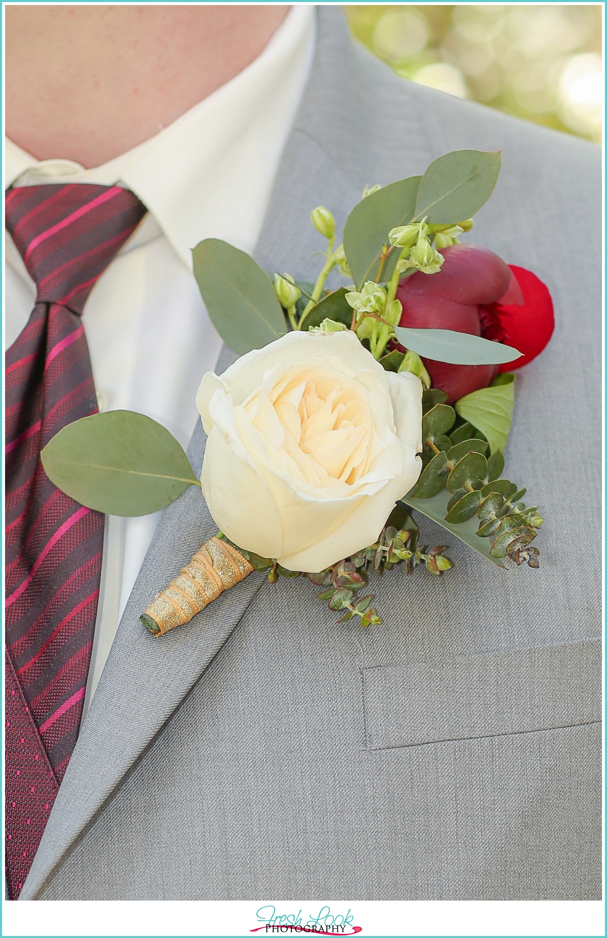 groom's boutonniere 