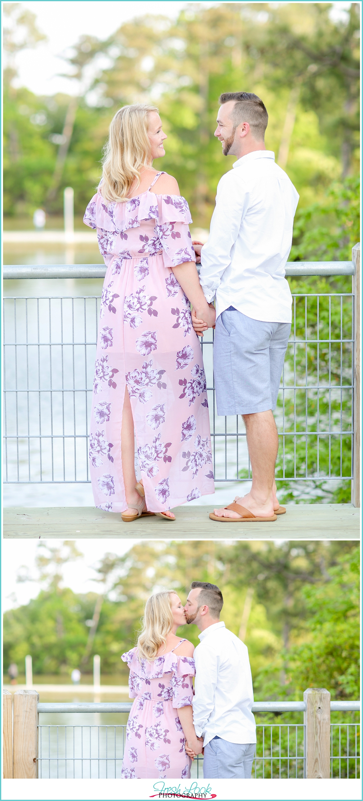 pretty in pink engagement session