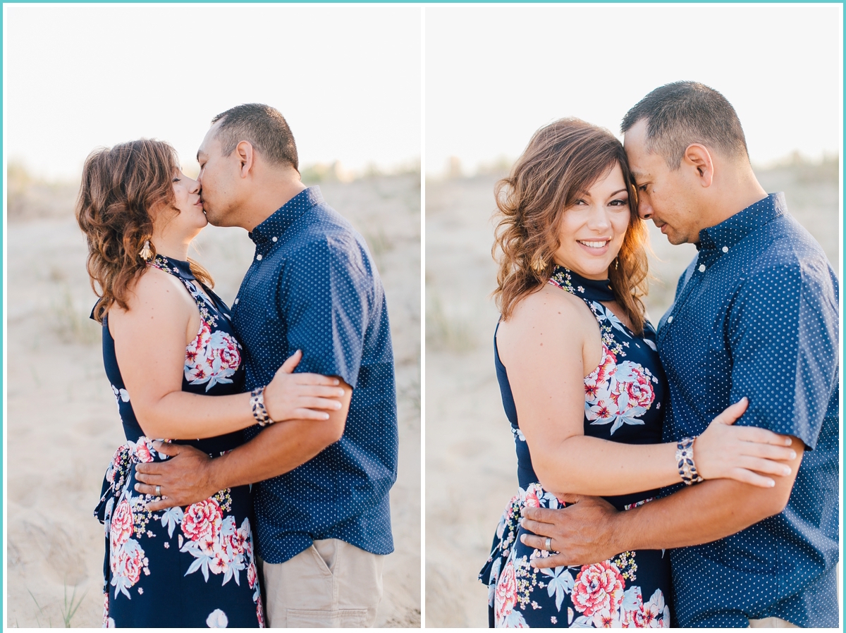 intimate engagement session