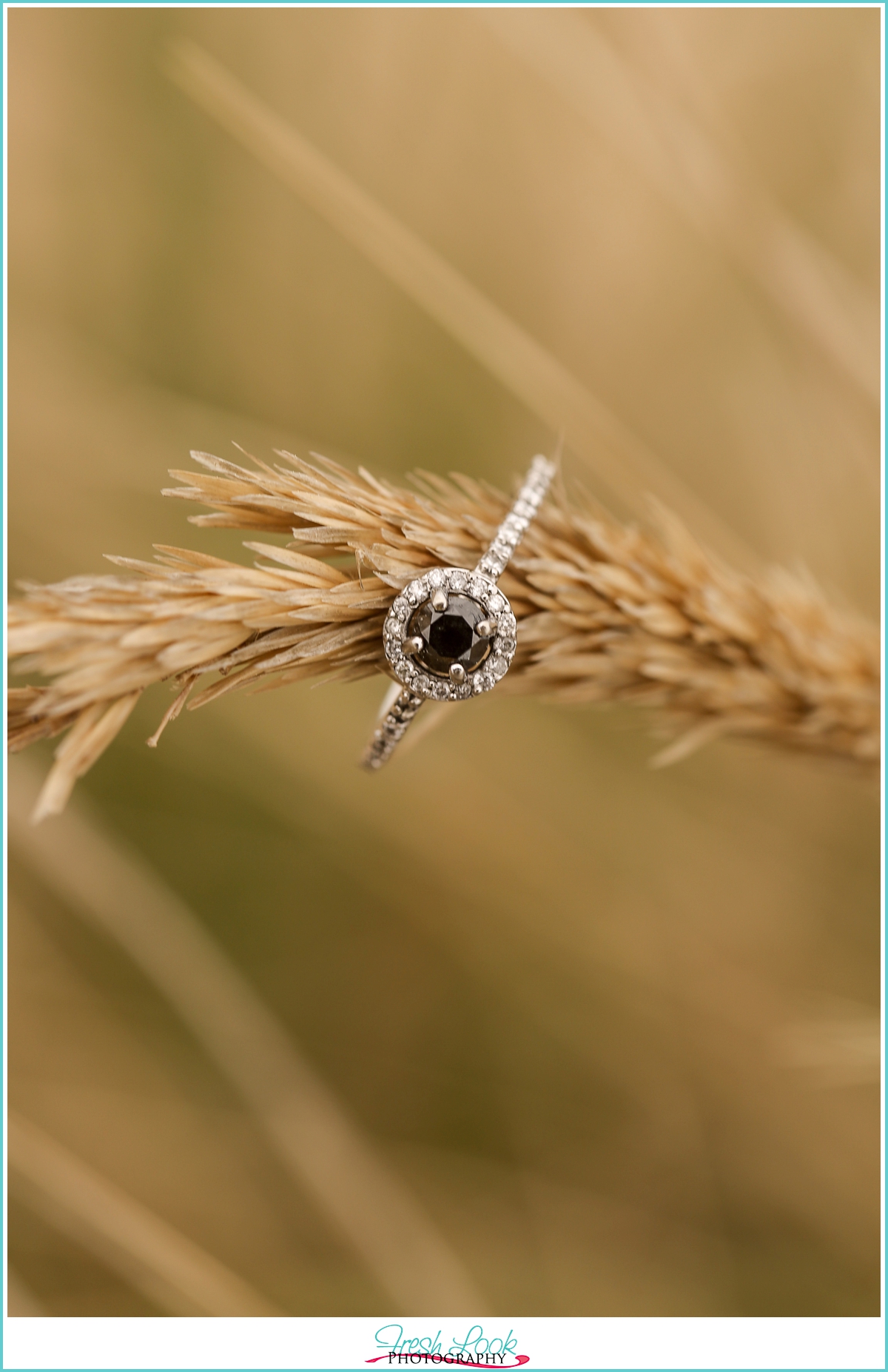 unique black diamond engagement ring